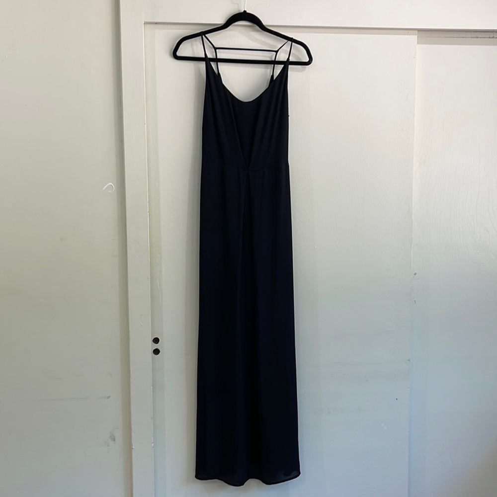 Perfect for grad parties/summer weddings! Black H&M long dress-spaghetti straps.
